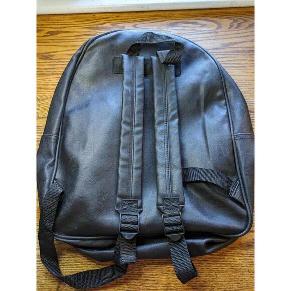 Vintage Disney Mickey Mouse Leather Backpack 90's Mickey Unlimited - Picture 6 of 8